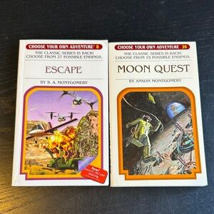 (2) Choose Your Own Adventure Books